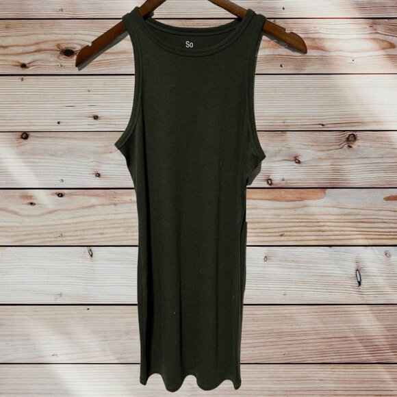 NWT So Green Bodycon Dress Size Medium - Picture 1 of 7